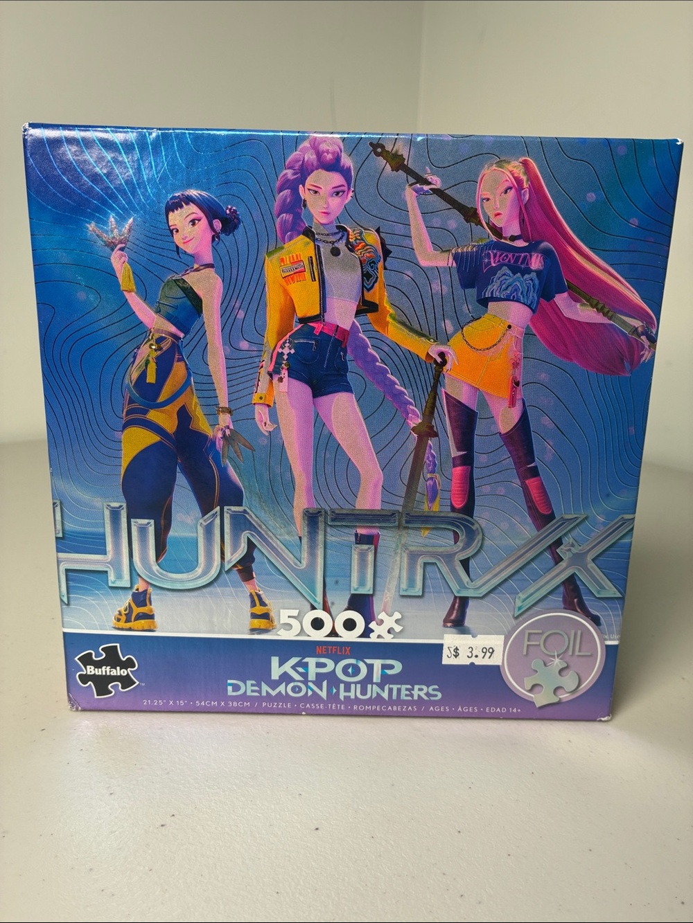 Buffalo David Bitton K-POP Demon Hunters Puzzle - Blue/Yellow/Pink